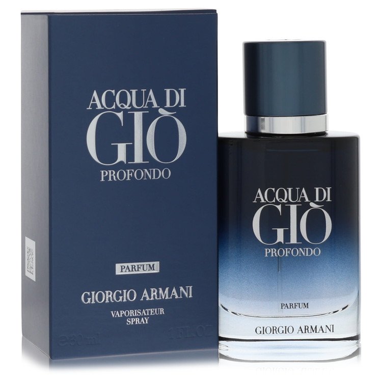 Acqua Di Gio Profondo Parfum Spray For Men Giorgio Armani 1 Oz Refillable
