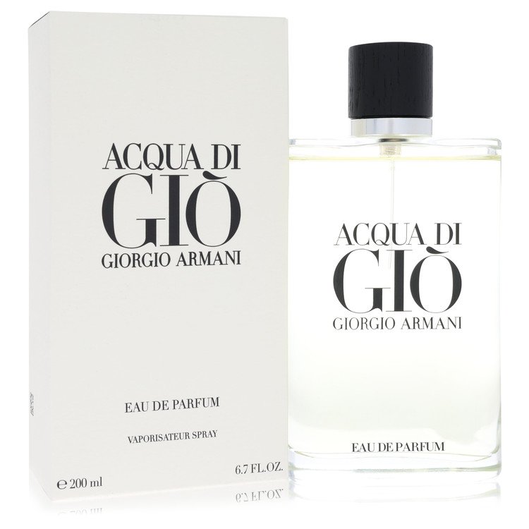 Acqua Di Gio Giorgio Armani Eau De Parfum Spray Recargable 6.7 Oz Para Hombres