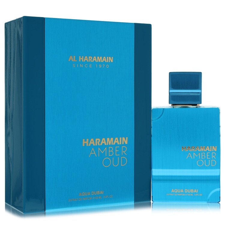 Al Haramain Ambre Oud Aqua Dubaï Extrait de Parfum Spray 3.33 Oz Pour Hommes