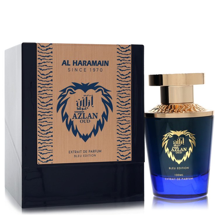Al Haramain Azlan Oud Bleu Extrait de Parfum Spray 3.33 Oz para Homem