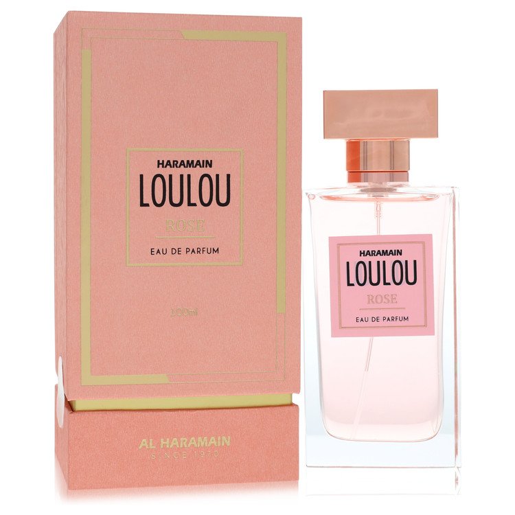 Al Haramain Loulou Rose Eau de Parfum Spray 3.33 oz for Women