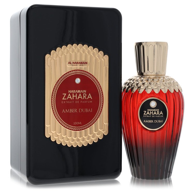 Al Haramain Zahara Amber Dubai Extrait De Parfum Spray 3.33 Oz For Men