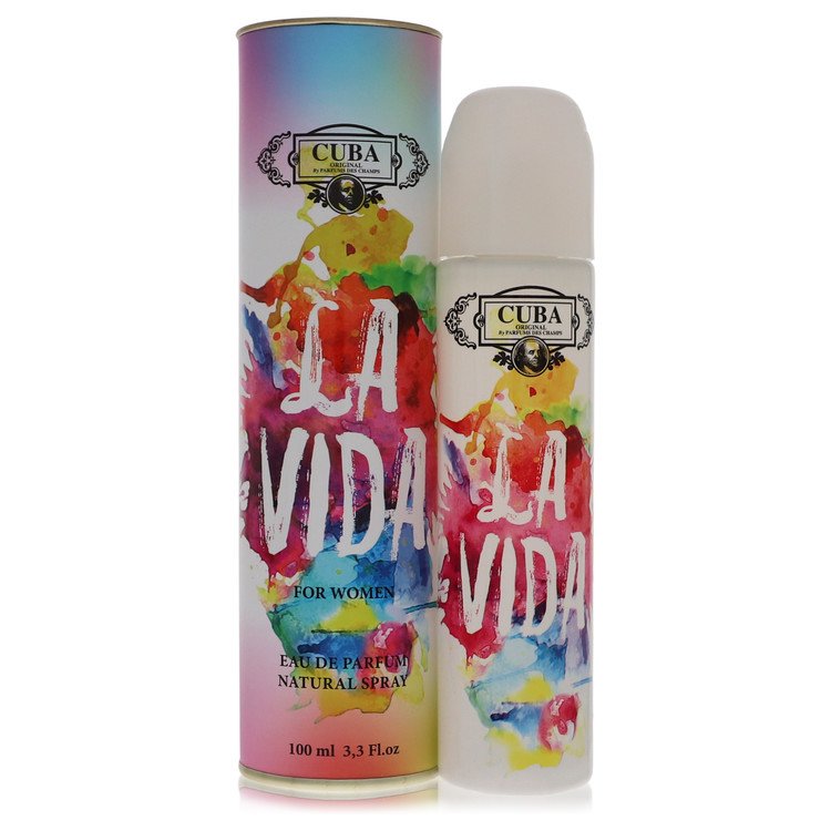 Cuba La Vida Eau De Parfum Spray 1.17 Oz For Women By Fragluxe