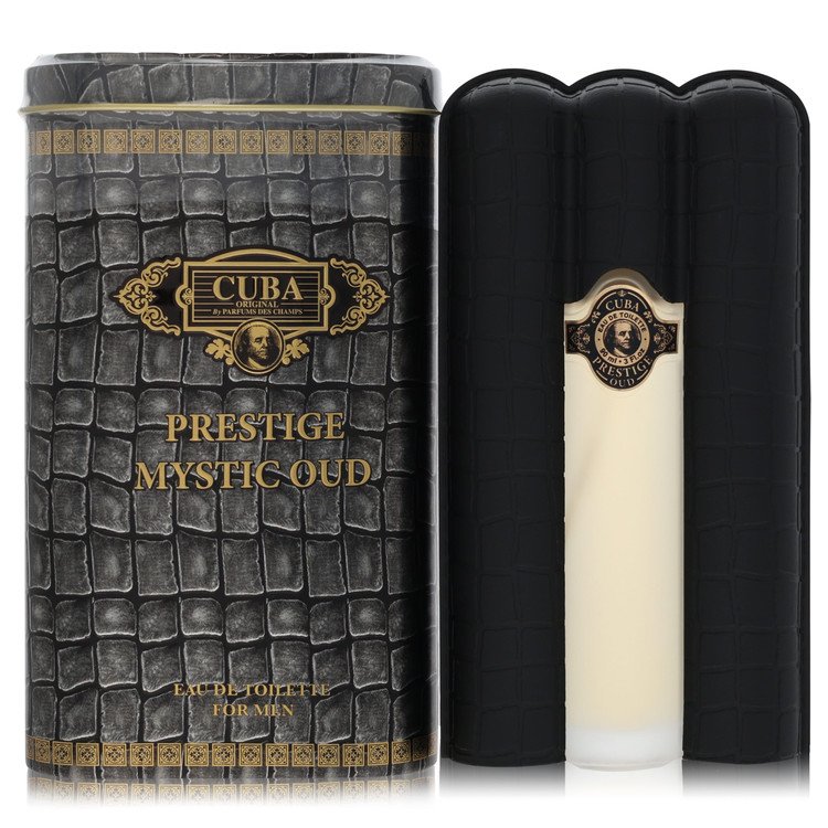 Cuba Prestige Mystic Oud Eau de Toilette pour hommes 3 oz Fragluxe