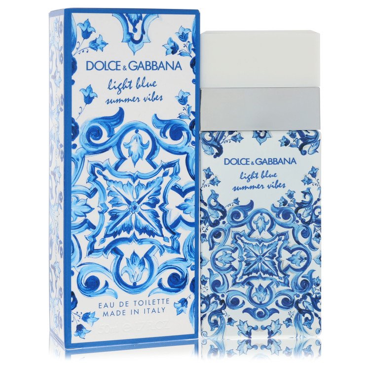 Light Blue Summer Vibes Dolce and Gabbana Eau de Toilette Spray 1.7 oz para Mulher