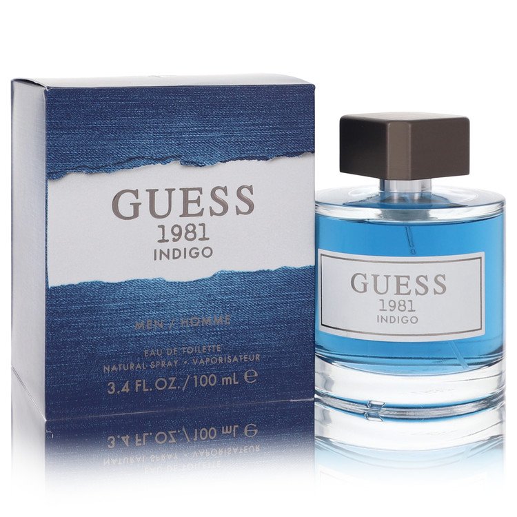Guess 1981 Indigo Eau de Toilette pour hommes 3.4 Oz testeur