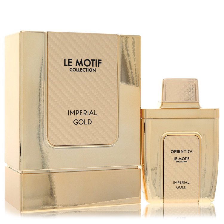 Orientica Le Motif Imperial Gold Eau de Parfum Spray 2.9 oz for Men