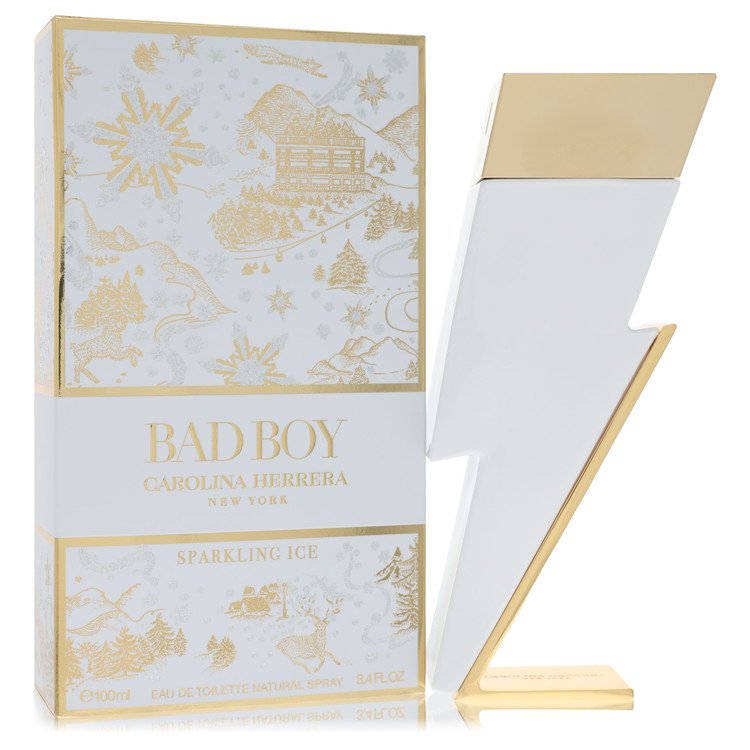 Bad Boy Sparkling Ice Eau de Toilette Spray 3.4 Oz pour hommes Carolina Herrera