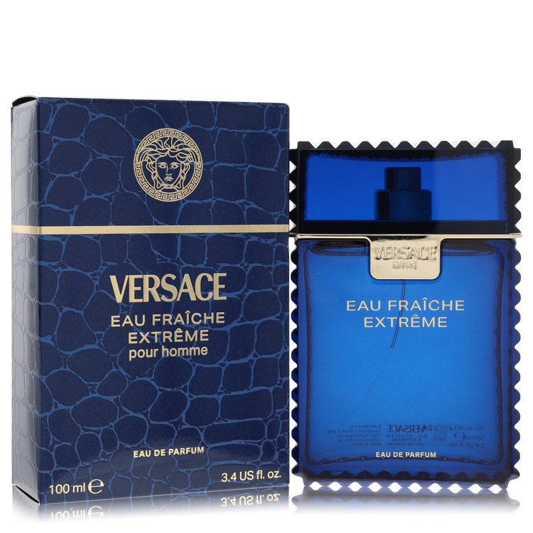 Versace Man Eau Fraiche Extreme Eau De Parfum Spray 3.4 Oz For Men