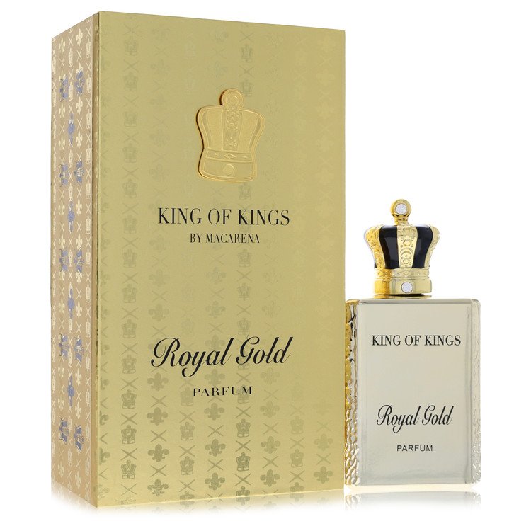 Macarena Regele Regilor Parfum Spray Aur Regal 3.4 oz pentru Bărbați