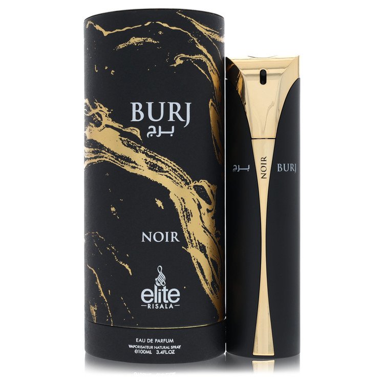 Risala Elite Burj Noir Eau De Parfum Spray 3.4 oz para hombres