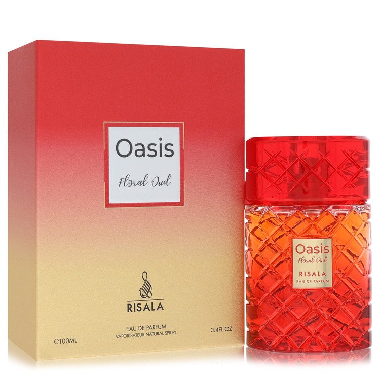 Risala Oasis Floral Oud Eau de Parfum Spray 3,4 Oz für Damen