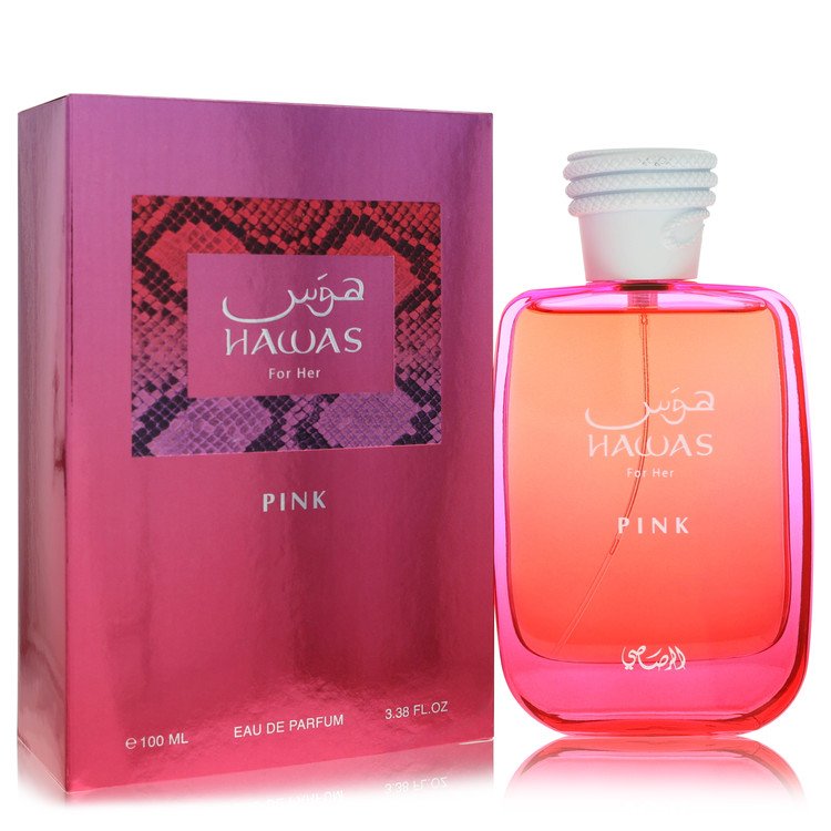 Hawas Pink par Rasasi Eau de Parfum Vaporisateur 3.38 oz pour femmes