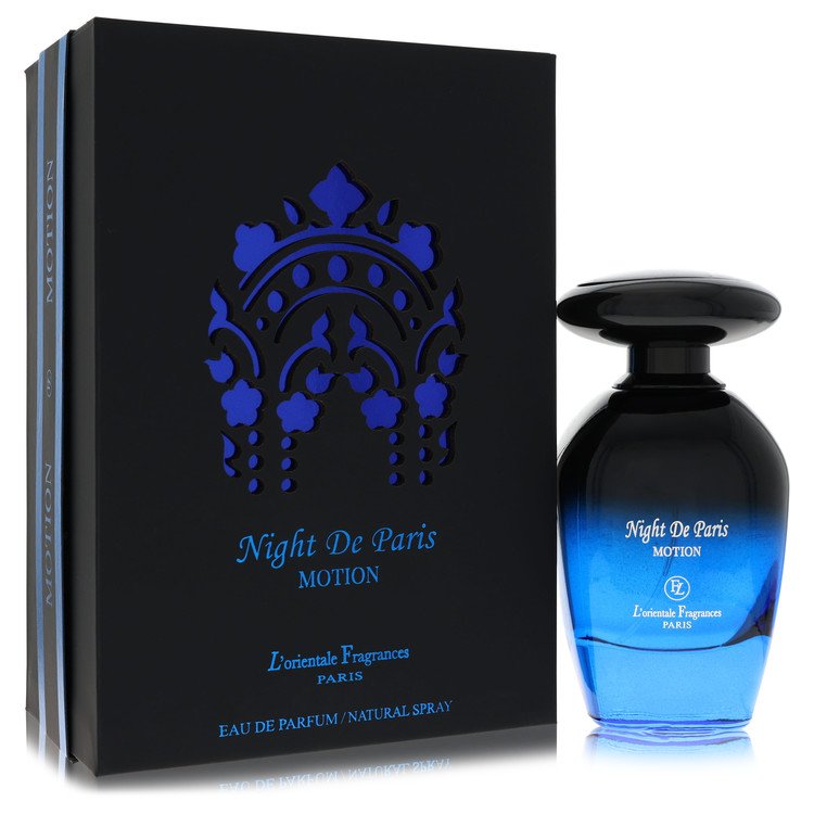 L'orientale Night de Paris Motion by L'Orientale Eau De Parfum Spray 3.3 oz para Homem