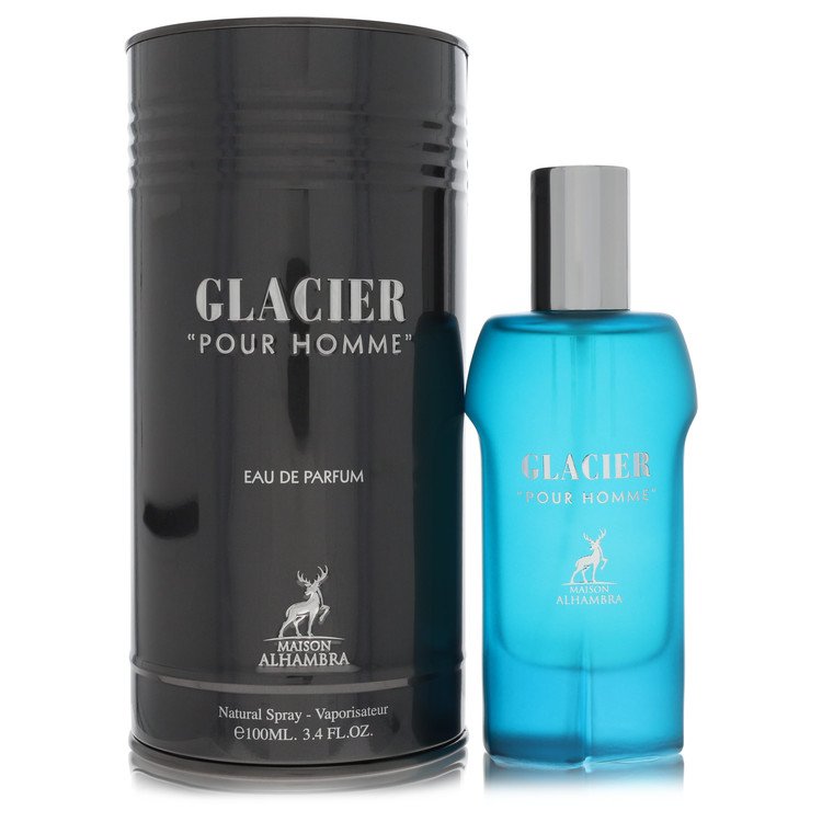 Maison Alhambra Glacier Pour Homme by Maison Alhambra Eau De Parfum Spray (Unboxed) 3.4 oz for Men
