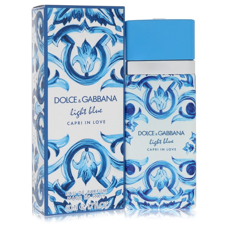 Light Blue Capri In Love Eau De Parfum Spray 1.7 Oz For Women Dolce Gabbana