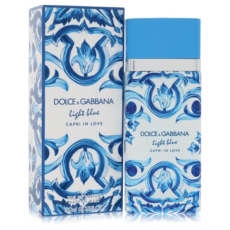 Light Blue Capri in Love Eau De Parfum 3.3 Oz for Women Dolce Gabbana