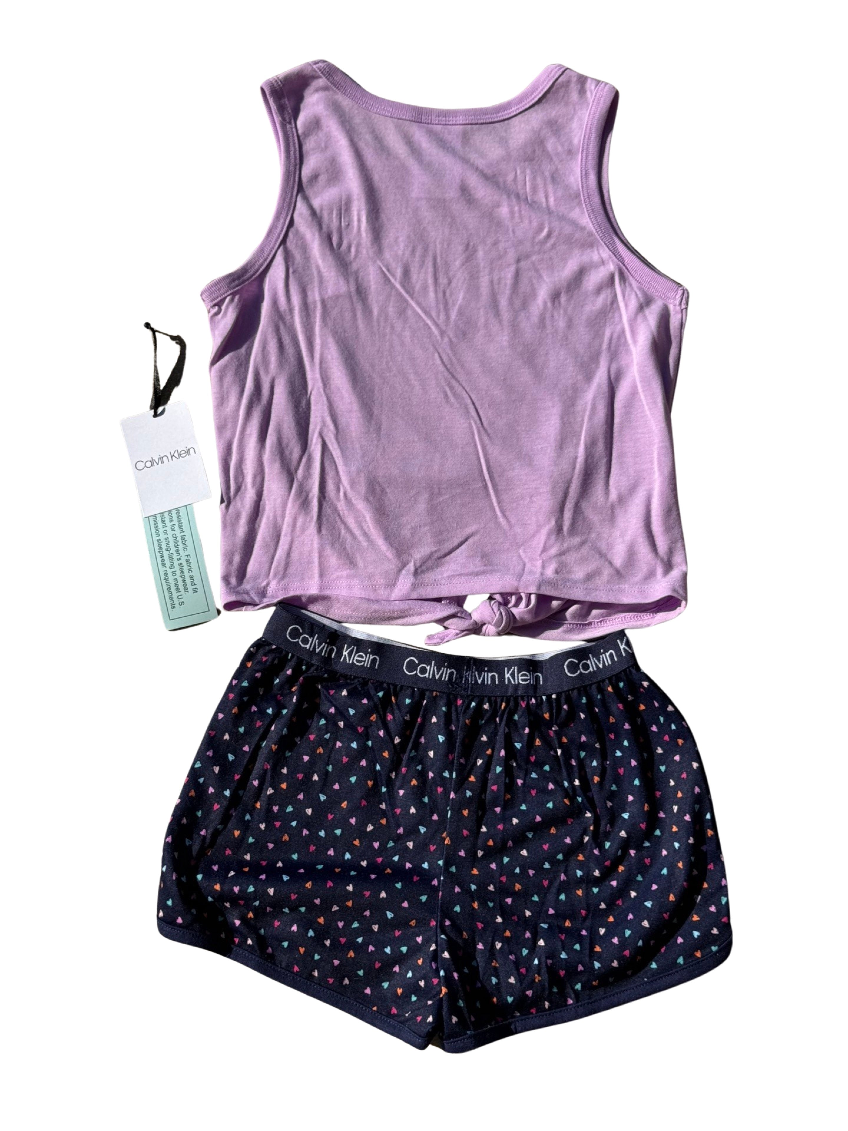 Załaduj obraz do przeglądarki galerii, Calvin Klein 2-częściowy komplet dla dziewczynek
