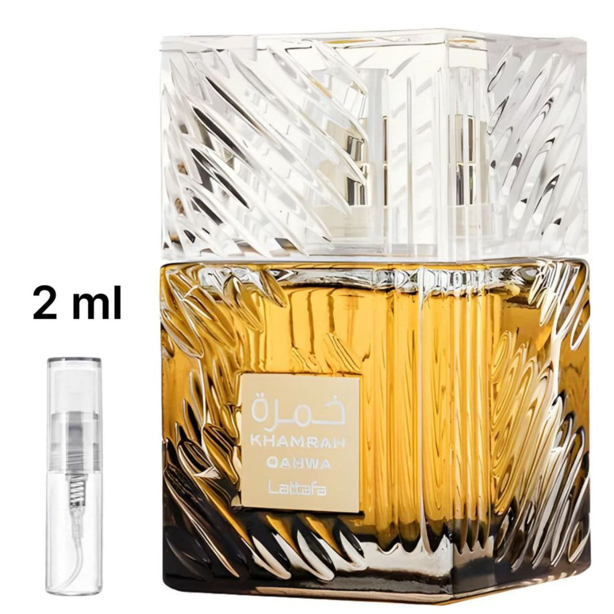 Khamrah Qahwa by Lattafa (Unisex) Eau De Parfum Spray (Sample)
