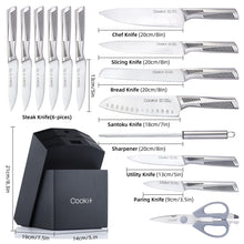 Load image into Gallery viewer, Kitchen Knives Set 15 Pieces
