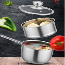 Load image into Gallery viewer, 3 Pcs Stainless Pasta Steamer Saucepan Set
